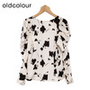 oldcolour法式碎花衬衫春季新款设计感高级宽松上衣女P13013343 商品缩略图1