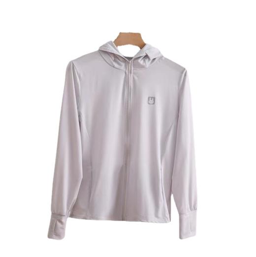 【出游必备！长袖防晒衣】女夏季轻薄长袖防晒衫骑行防紫外线凉感面料防晒服，带发洞设计，解决运动对头发的侵害。 商品图5