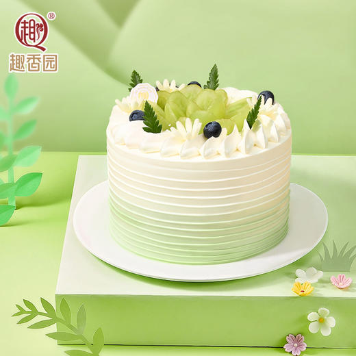 阳光玫瑰乳酪动物奶油蛋糕6寸高款 商品图0