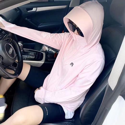 【出游必备！长袖防晒衣】女夏季轻薄长袖防晒衫骑行防紫外线凉感面料防晒服，带发洞设计，解决运动对头发的侵害。 商品图2
