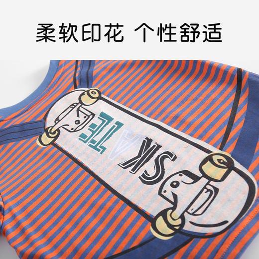 儿童t恤夏季薄款宝宝短袖上衣小童卡通韩版衣服夏装男童半袖体恤 商品图3