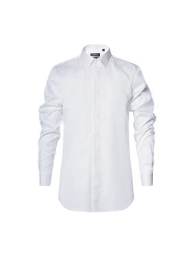 callisto白色纯棉长袖衬衫 SNSTL158WH