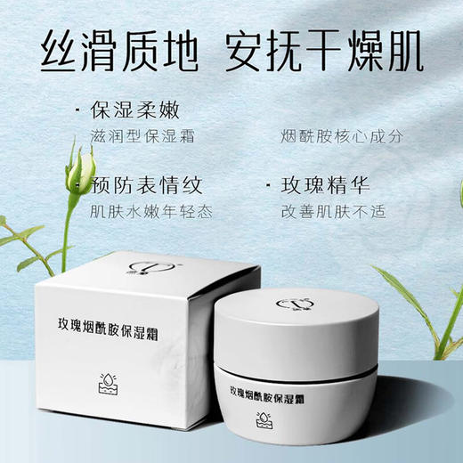 中粮德兰玫瑰烟酰胺保湿霜30g 商品图1