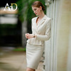 AD职业装气质女神范套装女时尚工作服秋季长袖假两件连衣裙工装裙 商品缩略图2