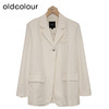oldcolour白色西装春季新款设计感小众宽松休闲外套女HP15048505 商品缩略图2