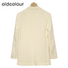 oldcolour米白色西装春季新款简约休闲宽松通勤外套女P11048114 商品缩略图1