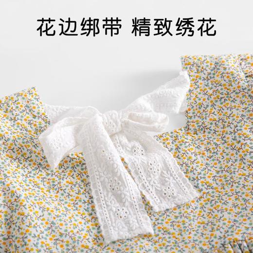 女童连衣裙夏季薄款短袖宝宝公主裙小童韩版半袖裙子儿童碎花裙夏 商品图3