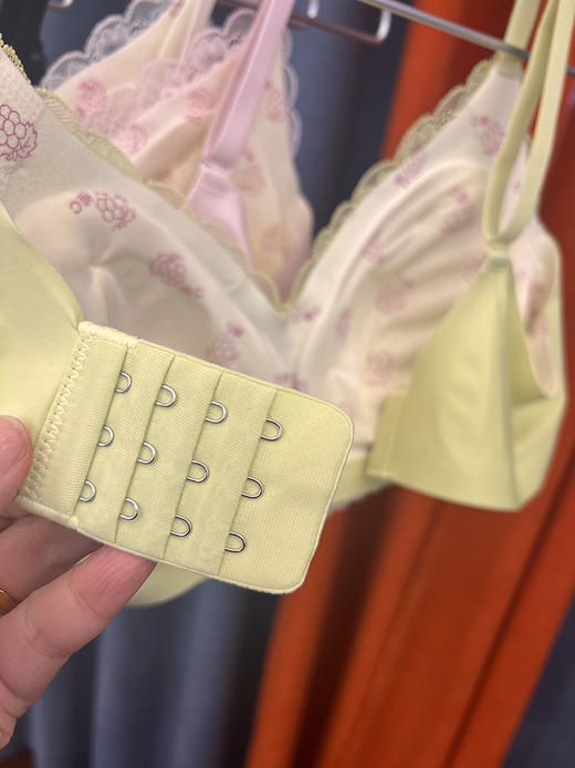 清仓！内衬温感葡萄籽养肤维C~无钢圈聚拢蕾丝文胸 不退不换~ 商品图5