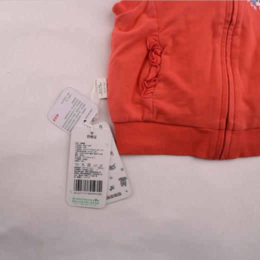 棉果果春秋款女童马夹M122171218063 商品图4