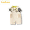 巴拉巴拉宝宝连体衣婴儿衣服哈衣爬服新款夏装假两件时髦舒适 商品缩略图4