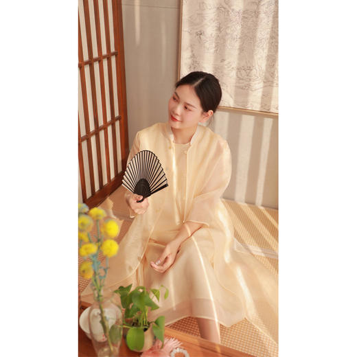 【抖音专属】套装（无袖连衣裙21718235B扶光+衬衫连衣裙24707366扶光） 商品图3