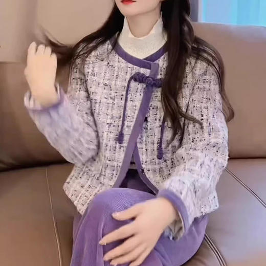 裁缝学苑AS214新中式国风盘扣小香风外套纸样女装上衣开衫版型 商品图4