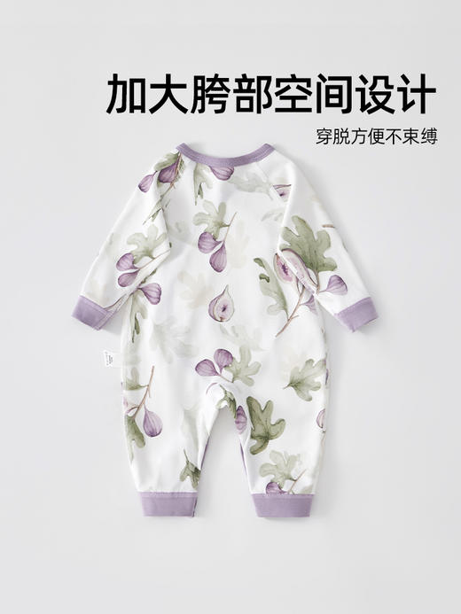 贝肽斯宝宝衣服春秋款6个月新生婴儿连体衣纯棉长袖哈衣爬服睡衣S 商品图1