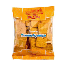 韦特力全麦无蔗糖饼干400克/袋（绥芬河发货）