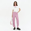SELFWHO 棱镜粉色休闲裤女2024新款夏季小个子显瘦简约百搭直筒裤 商品缩略图3