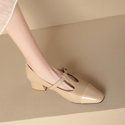 品质好货|Safiya/索菲娅2024春新款复古乐福粗跟单鞋 SF41111703 商品图6