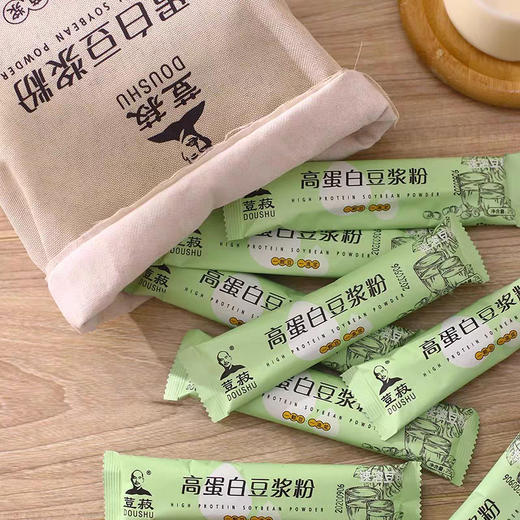 豆叔黄豆浆粉0添加蔗糖40%高蛋白纯大豆早餐代餐 商品图1