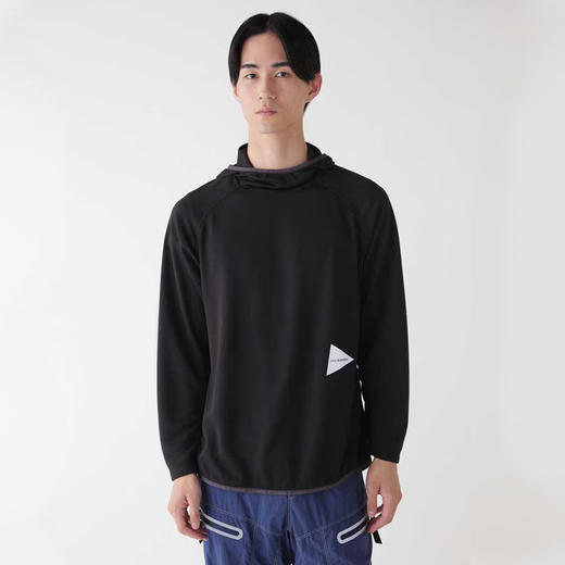 and wander jersey LS hoodie 快干吸汗除臭双面针织运动连帽卫衣 商品图0