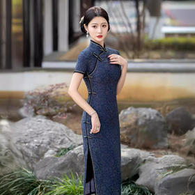 MYFH9010复古国风旗袍改良版高端气质优雅日常可穿