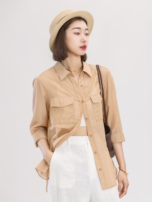 XIAOYU|经典版彩色丝棉衬衫241SY049 商品图1