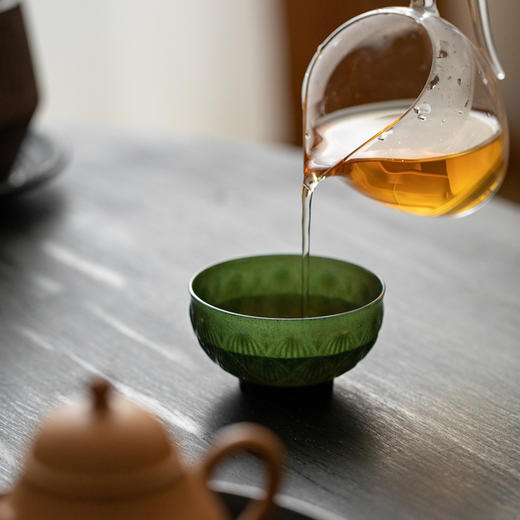 物典大家 和田玉 青玉杯 茶则 分茶器 盖置 商品图3