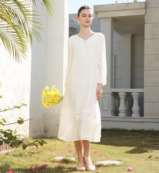 24春夏新款云落禅修连体裙 商品图1