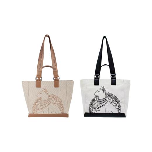 大英博物馆 盖亚·安德森猫系列 手提包托特包单肩包 通勤帆布包 商品图5