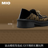 MIO米奥春秋圆头字母钻饰老钱风单鞋复古一脚蹬乐福鞋英伦风女鞋M234527334 商品缩略图3
