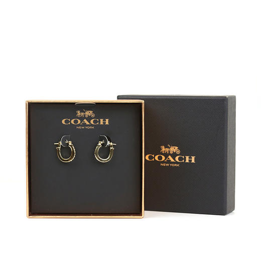 COACH 镶钻耳扣54497（金色）【香港直邮】 商品图1