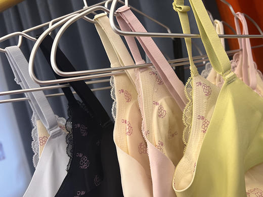 清仓！内衬温感葡萄籽养肤维C~无钢圈聚拢蕾丝文胸 不退不换~ 商品图3