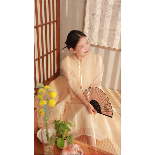 【抖音专属】套装（无袖连衣裙21718235B扶光+衬衫连衣裙24707366扶光） 商品图2