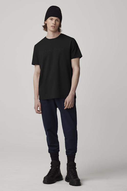 大鹅 2024春夏新款 经典印花字母 Emersen 男士圆领短袖T恤 一盒两件 特惠 Z-11390 商品图4