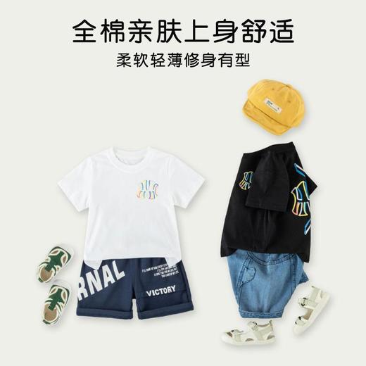 男童t恤夏季新款半袖宝宝韩版上衣小童短t夏装短袖薄款儿童体恤a 商品图3