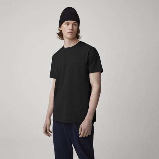 大鹅 2024春夏新款 经典印花字母 Emersen 男士圆领短袖T恤 一盒两件 特惠 Z-11390 商品图3