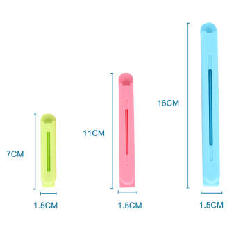 拜杰 食品封口夹子食品夹零食密封夹厨房保鲜袋封口器茶叶袋夹12只 商品图1