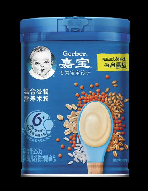 嘉宝混合谷物营养米粉250g 商品图0