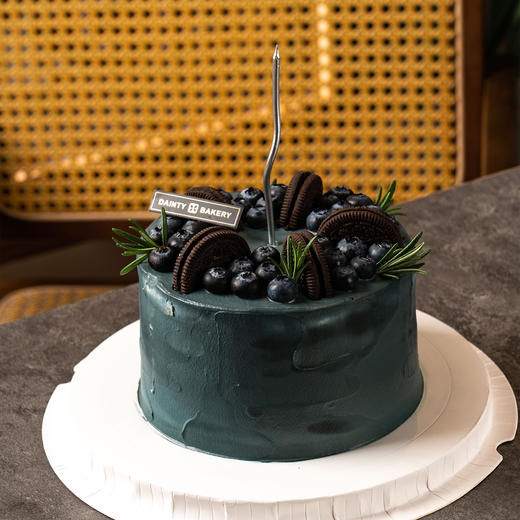 男士蛋糕 | 雾灰森林蛋糕5寸6寸8寸（纯动物奶油新鲜水果夹心 提前2天预定） 商品图1