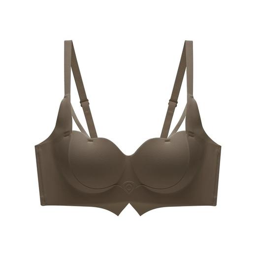 新品【夏季心动内衣 梦幻纯欲风！】无痕升杯漫画胸内衣，1.8cm立体圆球杯·金桔变椰子，零感软支撑，聚拢显大塑造撩人胸型，内侧防滑条设计超舒适内衣Bra！ 商品图4