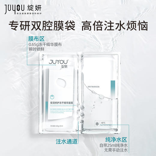 绽妍 冻干面膜 敏感肌舒缓 泛红干痒刺痛 春夏补水保湿修护屏障 心选到家 商品图4
