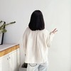 极简高端亚麻外套夹克女宽松长袖慵懒 商品缩略图3