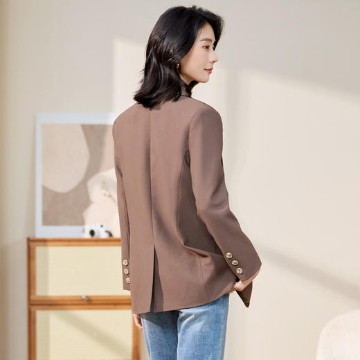 【优雅气质】罗蒙女士西服长袖百搭休闲大众日常商务西服外套女 商品图7