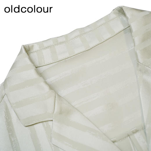 oldcolour条纹衬衫春季新款法式高级宽松长袖上衣女HP15013520 商品图4