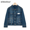 oldcolour短款牛仔外套春季新款气质通勤直筒百搭上衣女P12040410 商品缩略图0