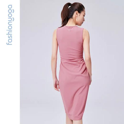 凡圣瑜伽侧腰抽褶修身连衣裙 FC14521 商品图6