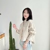 极简高端亚麻外套夹克女宽松长袖慵懒 商品缩略图2