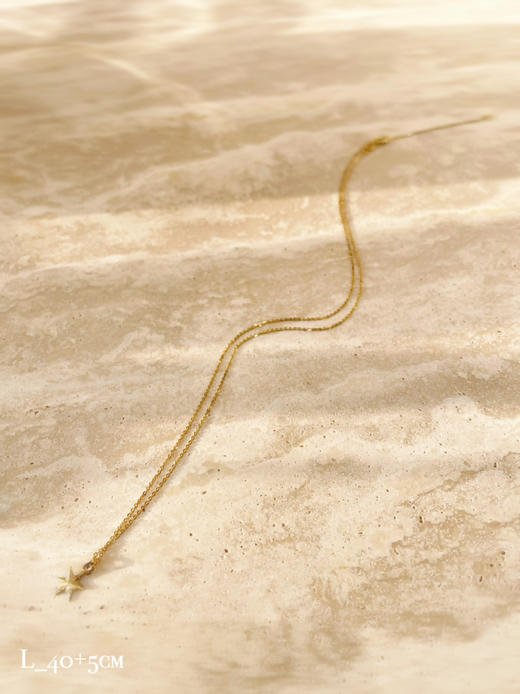 momoko｜6x7mm Mini Star Necklace [项链 2色可选] 商品图1