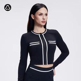 TITIKA ACTIVE瑜伽服小香风运动外套休闲跑步健身上衣 42J31127