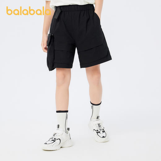 巴拉巴拉童装儿童裤子夏装男童短裤中大童女童中裤工装风宽松休闲 商品图0
