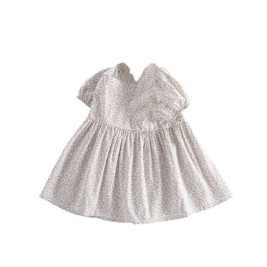 女童连衣裙夏季薄款短袖宝宝公主裙小童韩版半袖裙子儿童碎花裙夏 商品图4