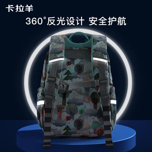 卡拉羊儿童双肩包简约百搭旅游背包男女小学游学包绿野仙踪CX2831+CX5485（TX） 商品图7